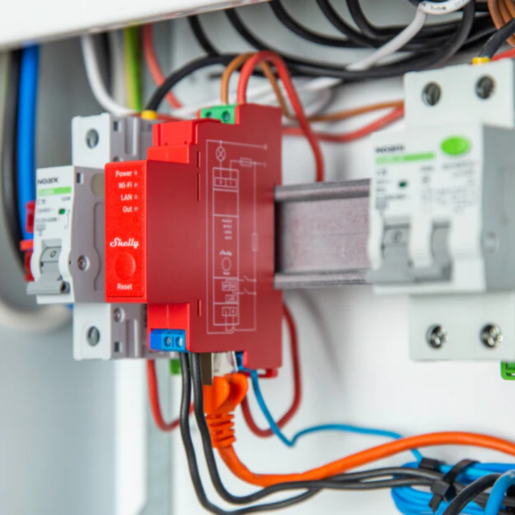 Shelly Pro 1PM WiFi-relais energiemeter